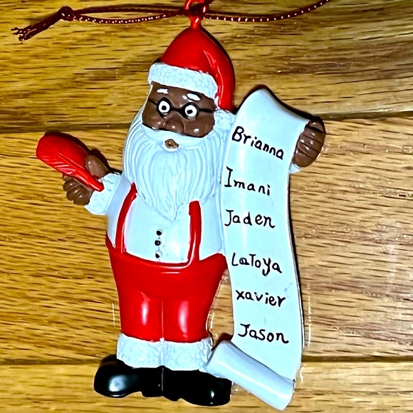 Santa’s List Ornament - Picture 1 of 1